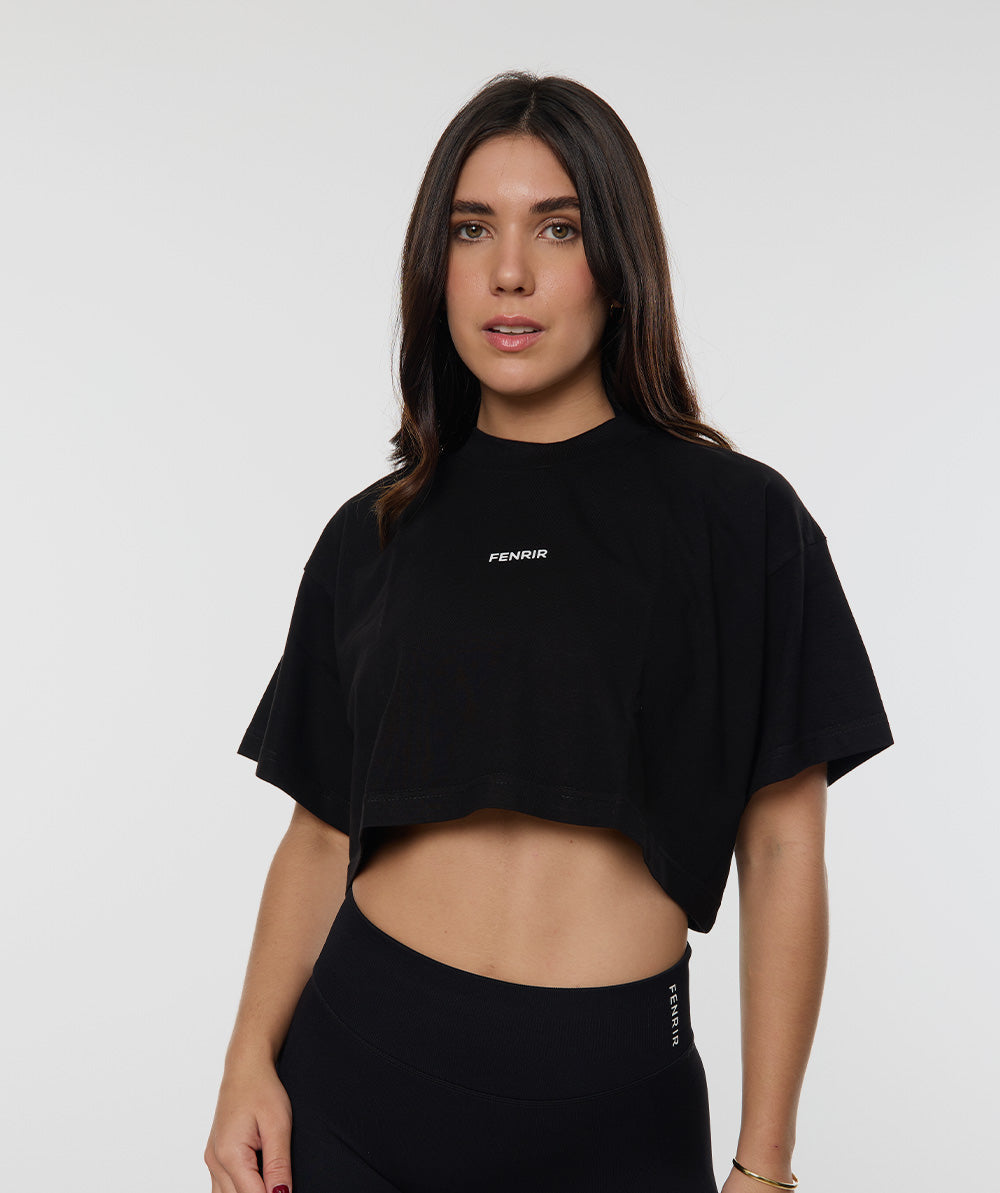 Oversized Core Crop Top