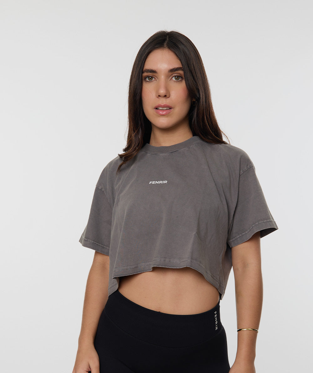 Oversized Core Crop Top