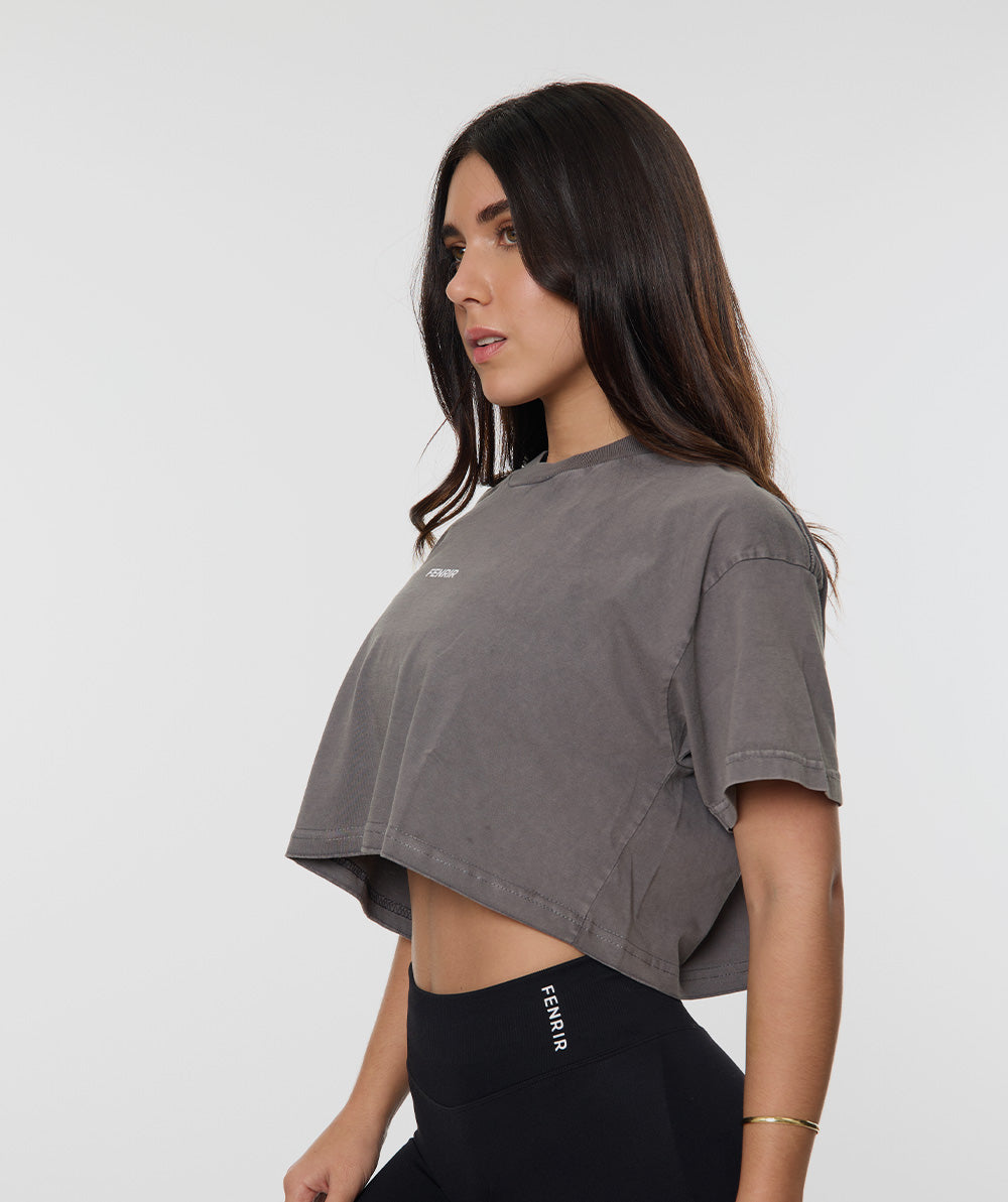 Oversized Core Crop Top