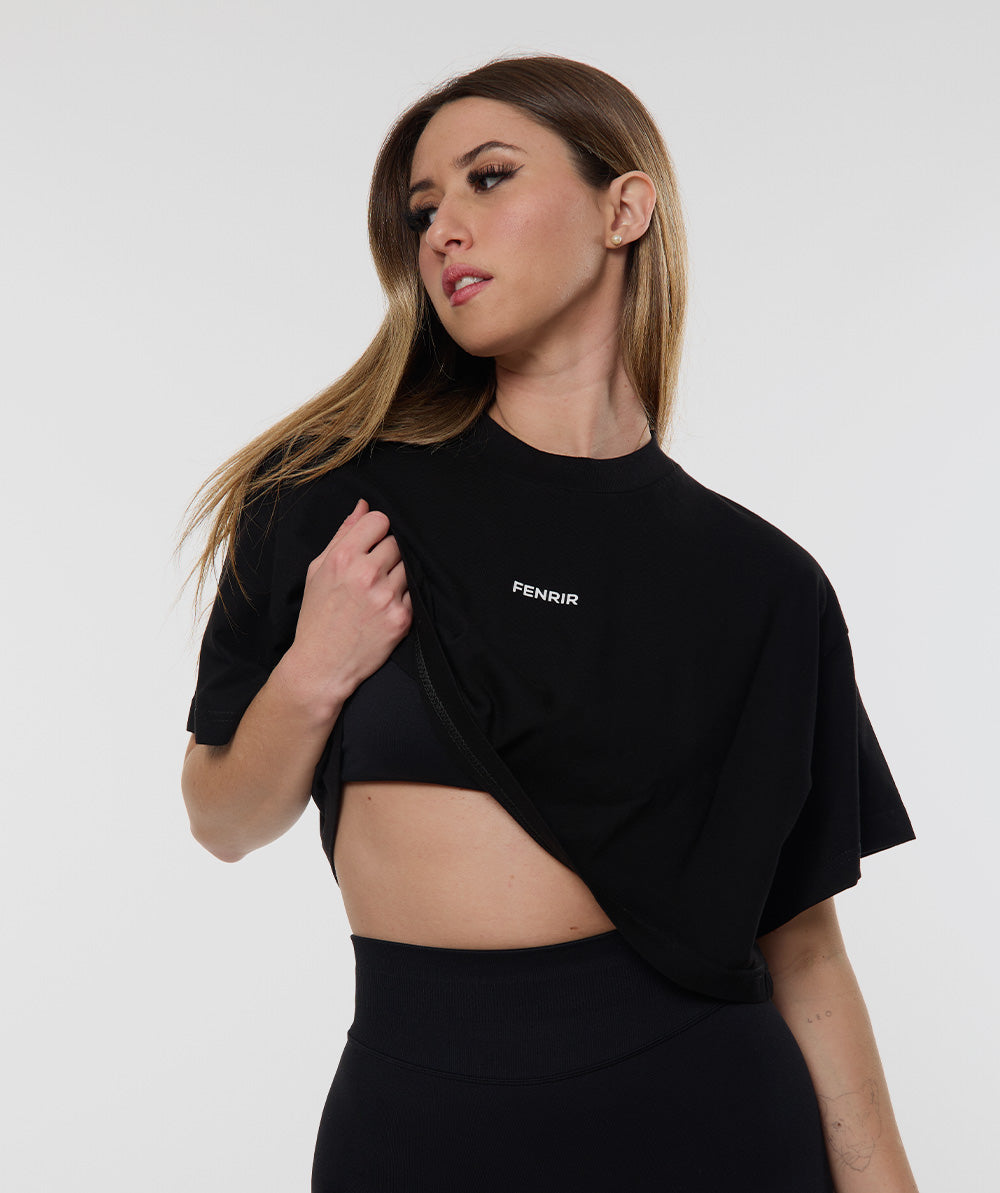 Oversized Core Crop Top