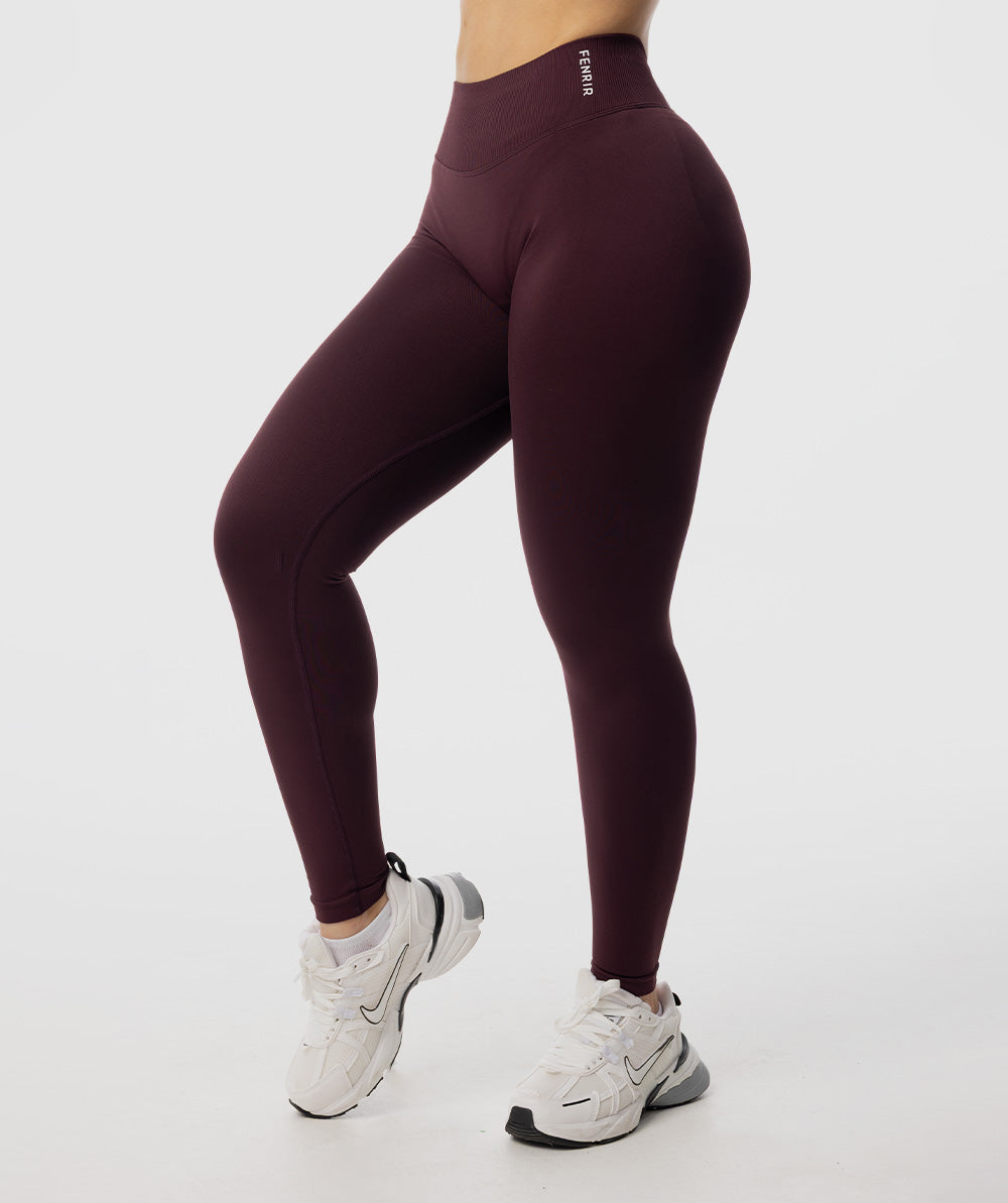 Amplify Seamless Leggings - Marron Brownie