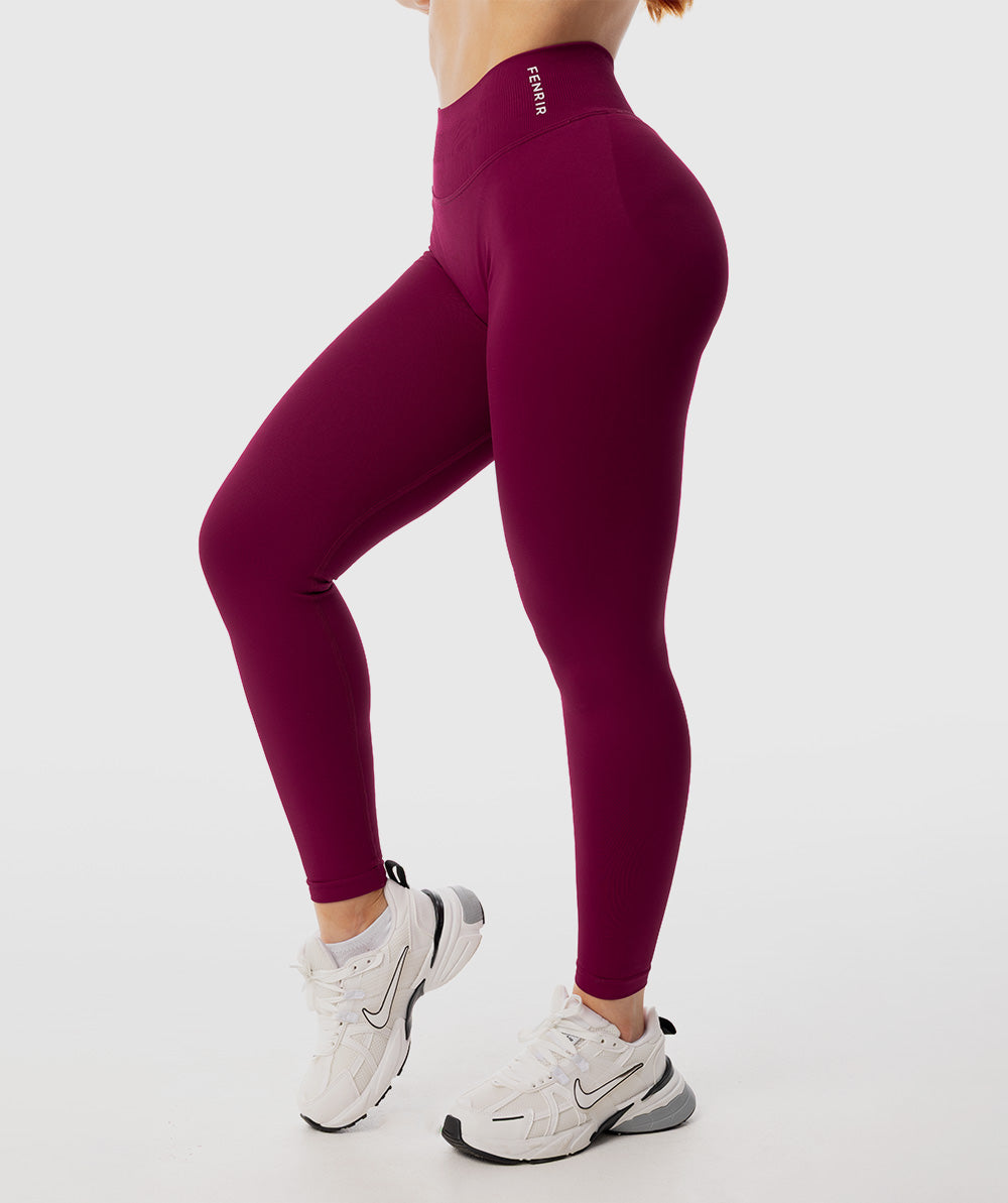 Amplify Seamless Leggings - Rojo Ruby