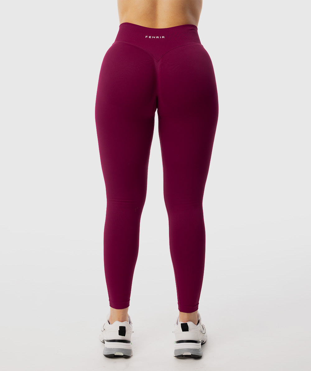 Amplify Seamless Leggings - Rojo Ruby