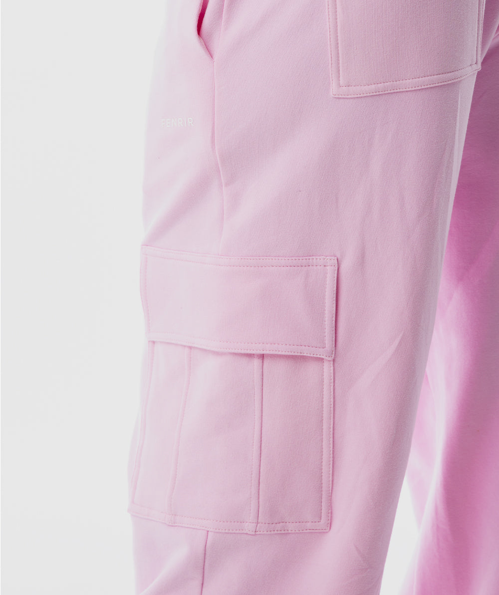 365 Comfy Pocket Cargo Jogger Rosa Blush - detalle de bolsillos cargo Fenrir