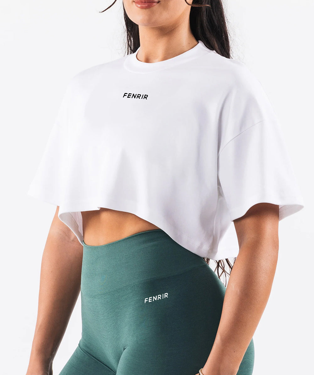 Oversized Core Crop Top