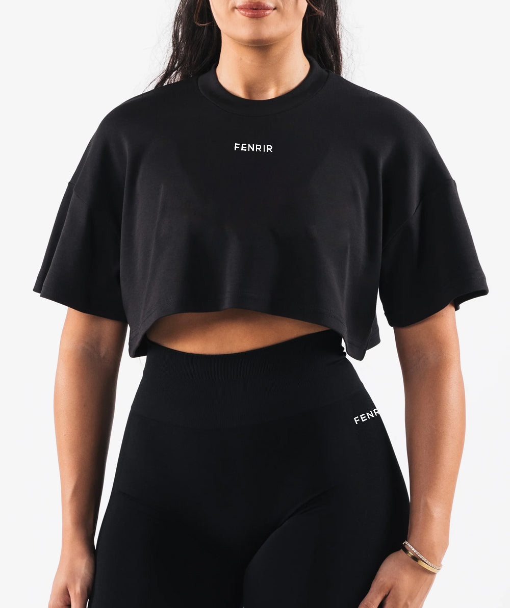 Oversized Core Crop Top