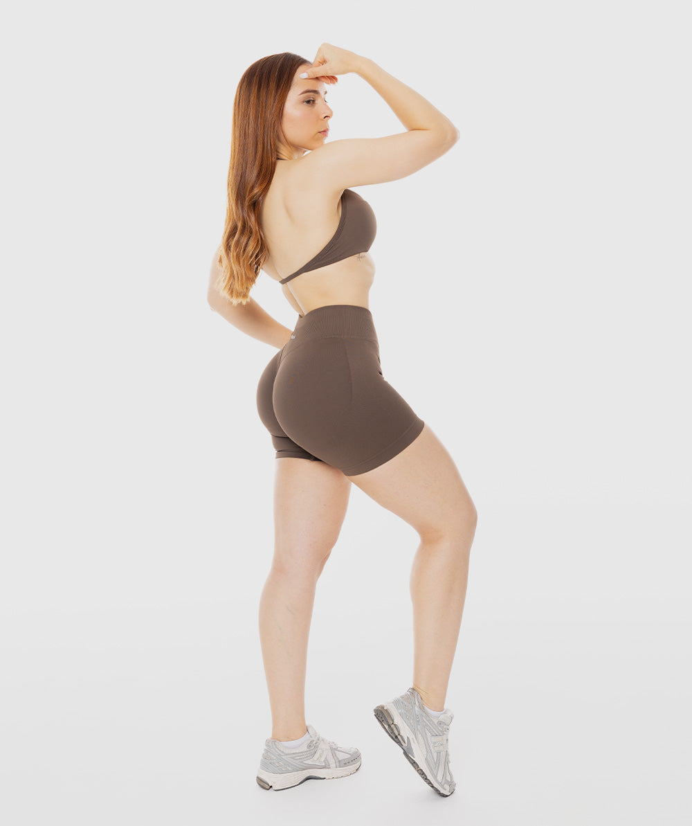 Conjunto Amplify Mocha | Short + Bra