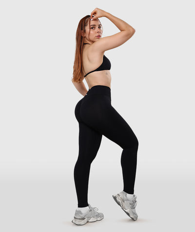 Amplify Seamless Leggings Negro - legging deportivo mujer Fenrir (vista 3)