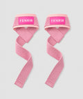Straps Acolchados Fenrir rosados - par de correas de levantamiento para gym