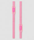 Straps Acolchados Fenrir rosados - correas de agarre para peso muerto