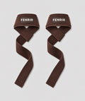Straps Acolchados Fenrir marrones - par de correas de levantamiento para gym