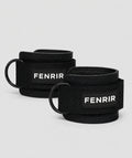 Tobilleras para polea Fenrir negras - par de ankle straps para gym