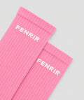 Medias deportivas Fenrir rosadas - crew socks deportivas mujer