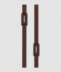 Straps Acolchados Fenrir marrones - correas de agarre para peso muerto