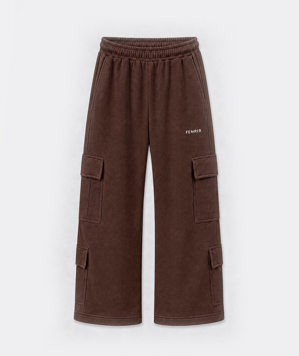 365 Pocket Cargo Jogger Marrón Espresso - jogger cargo tiro alto Fenrir