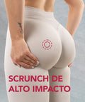 Amplify Seamless Leggings Beige Vainilla - legging deportivo mujer Fenrir (vista 2)