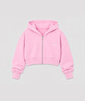 365 Comfy Slay Zip Hoodie Rosa Blush - detalle de cierre de acero Fenrir