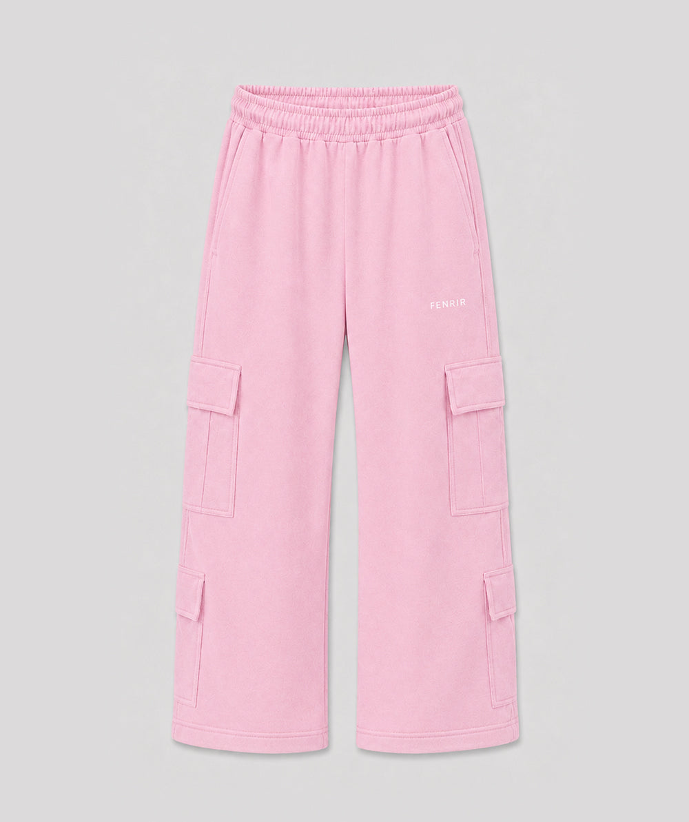365 Comfy Pocket Cargo Jogger Rosa Blush - jogger cargo tiro alto Fenrir