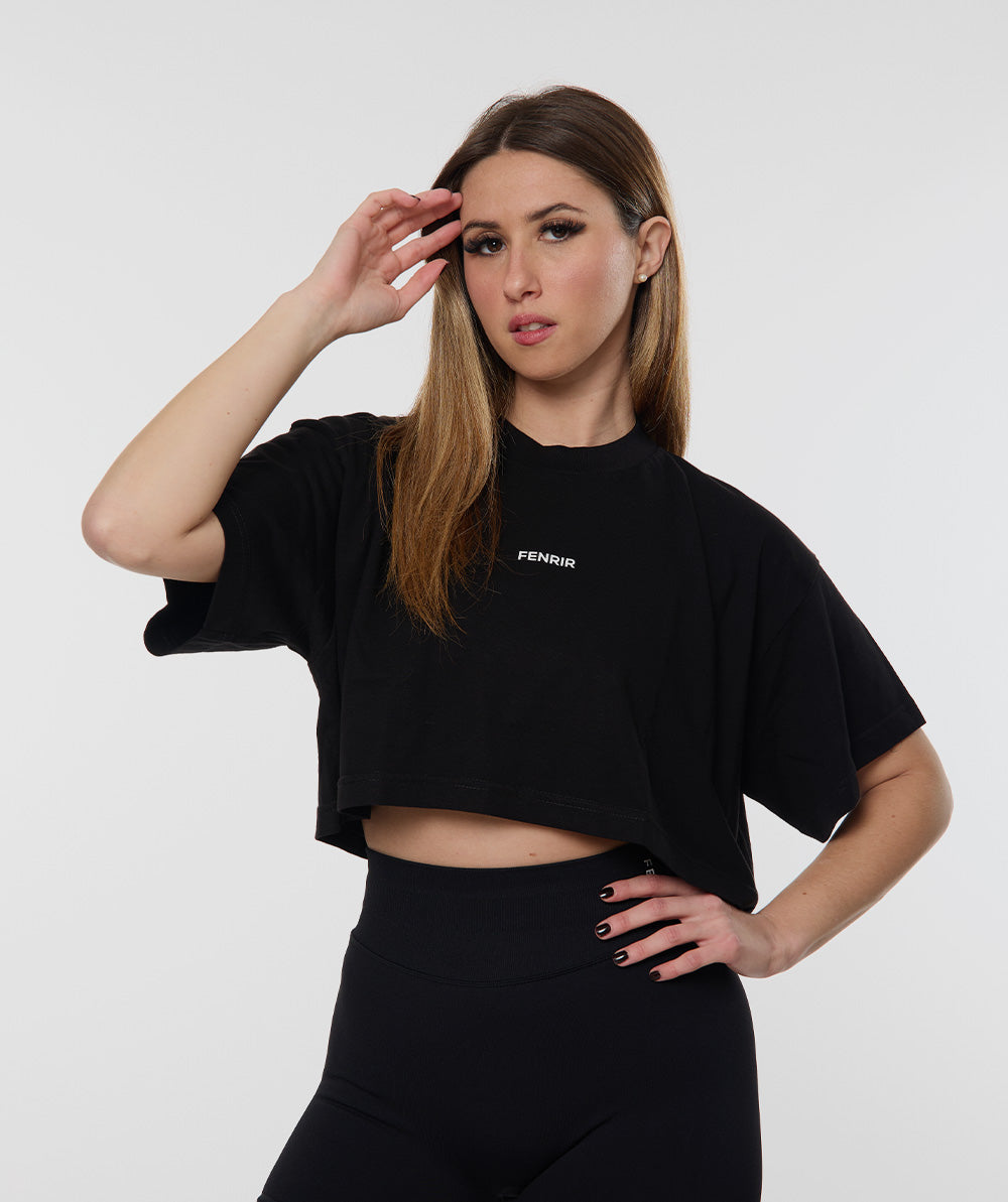 Oversized Core Crop Top