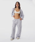 365 Slay Zip Hoodie Gris Snow - casaca con capucha mujer Fenrir