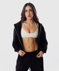 365 Slay Zip Hoodie Negro - casaca deportiva mujer Fenrir