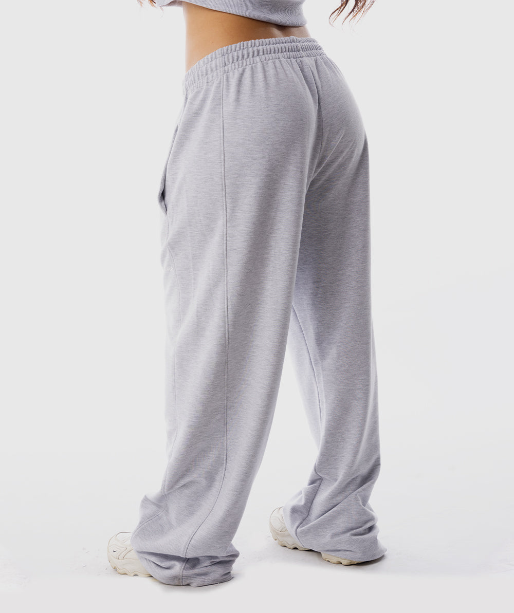 365 Cut Jogger Gris Snow - vista posterior jogger mujer Fenrir