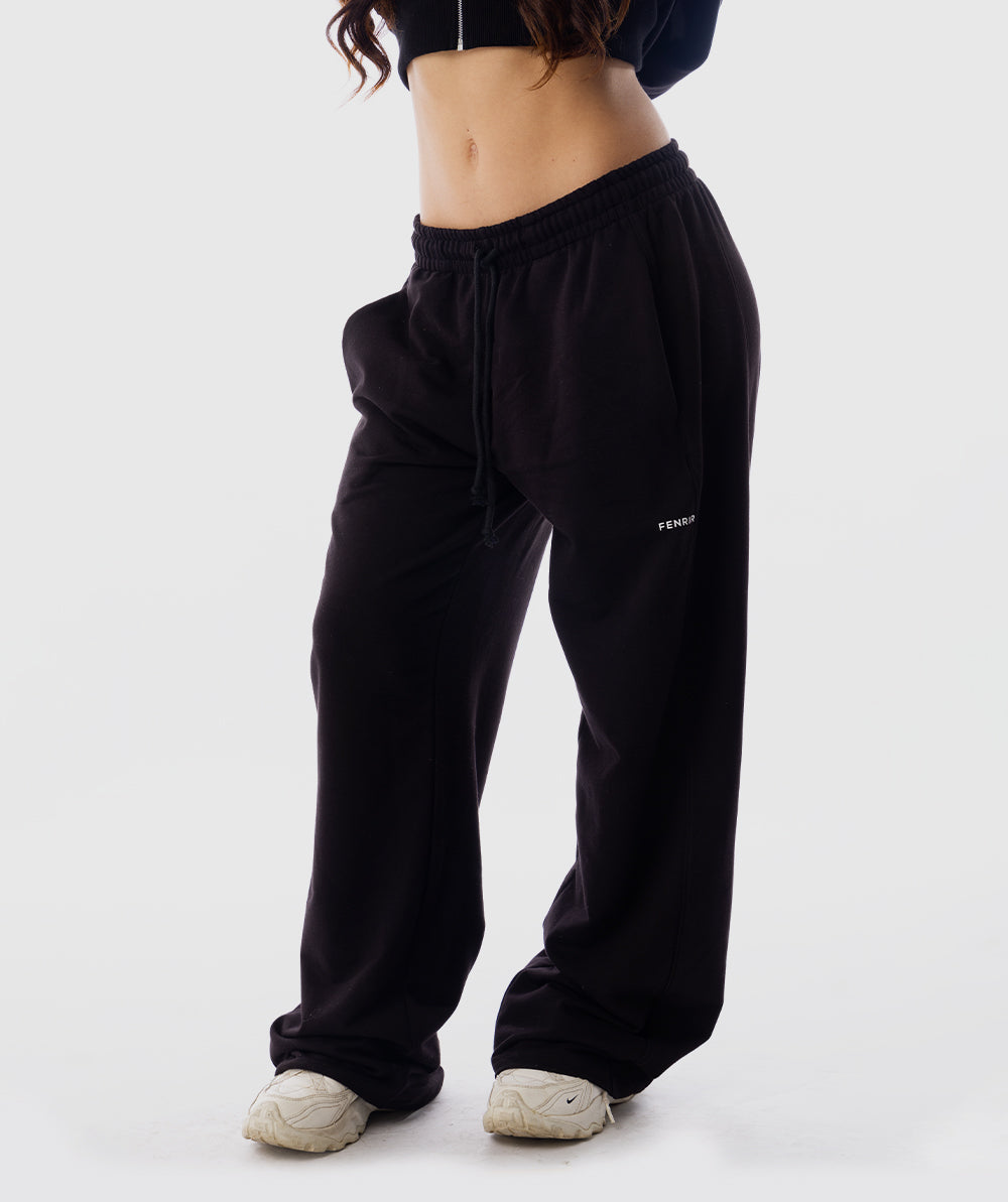 365 Cut Jogger Negro - vista frontal jogger mujer Fenrir