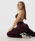 Amplify Seamless Leggings Marrón Brownie - legging deportivo mujer Fenrir (vista 3)