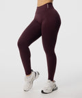 Amplify Seamless Leggings Marrón Brownie - legging deportivo mujer Fenrir (vista 7)