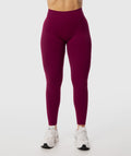Amplify Seamless Leggings Rojo Ruby - legging deportivo mujer Fenrir (vista 7)