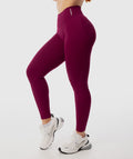 Amplify Seamless Leggings Rojo Ruby - legging deportivo mujer Fenrir (vista 4)