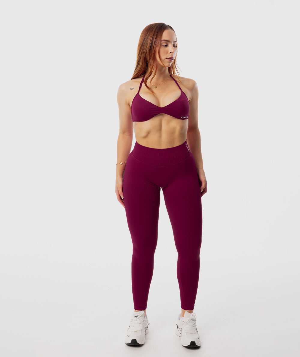 Amplify Seamless Leggings - Rojo Ruby