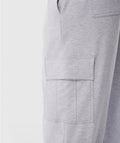 365 Pocket Cargo Jogger Gris Snow - detalle de bolsillos cargo Fenrir
