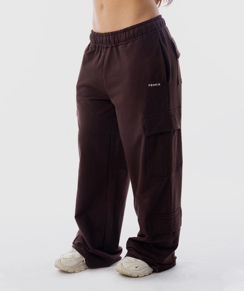 365 Pocket Cargo Jogger Marrón Espresso - vista frontal cargo mujer Fenrir