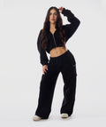 365 Pocket Cargo Jogger Negro - jogger cargo tiro alto Fenrir