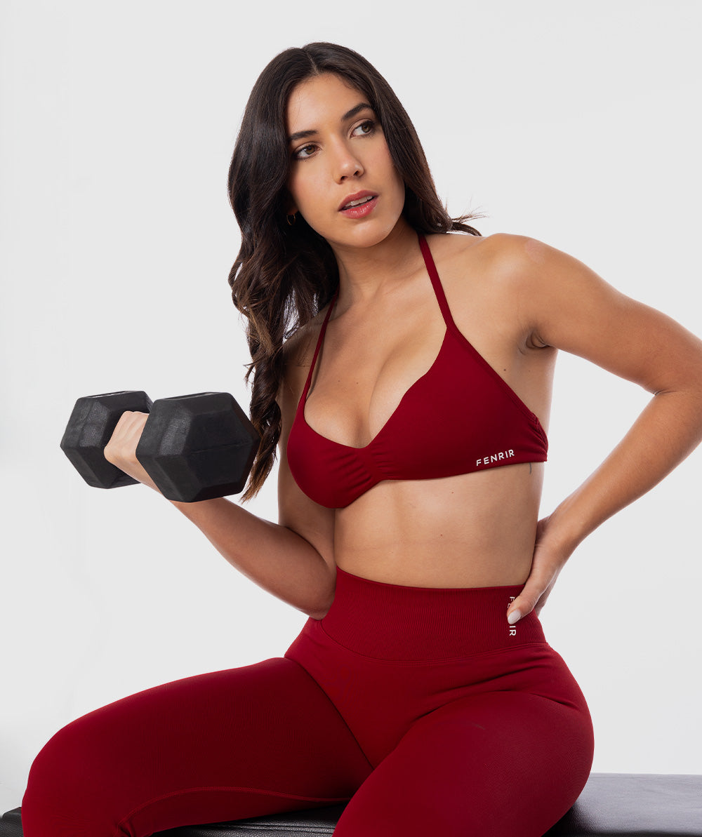 Scrunchie Bra Rojo