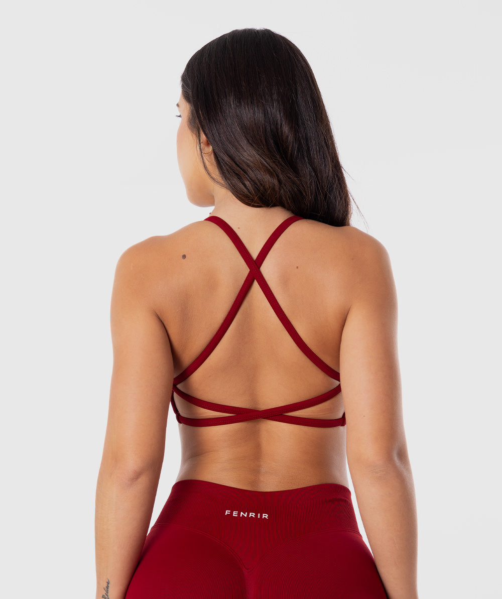 Strappy Bra Rojo