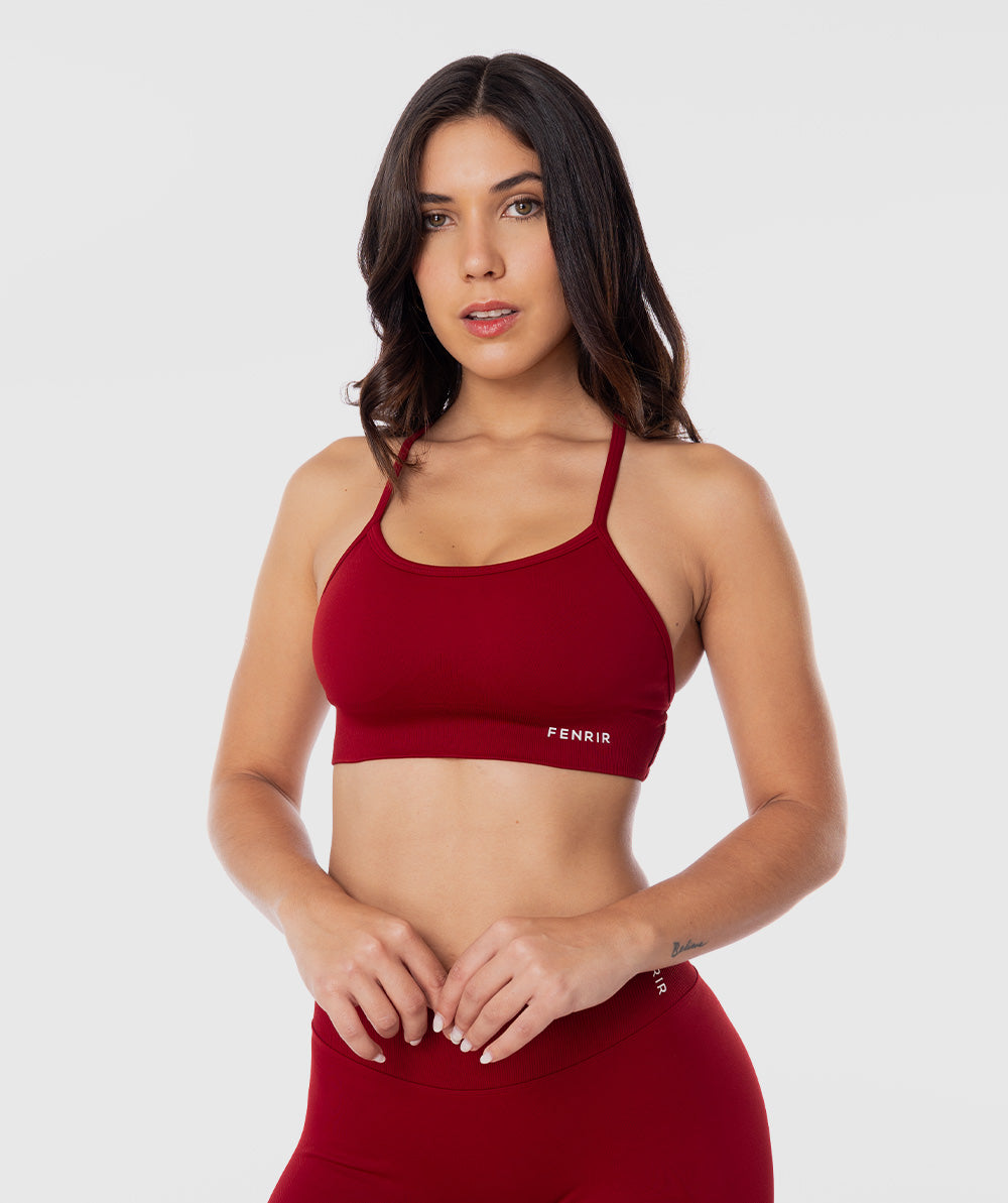 Strappy Bra Rojo