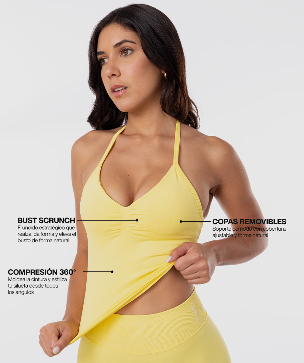 Compress Tank Top Amarillo