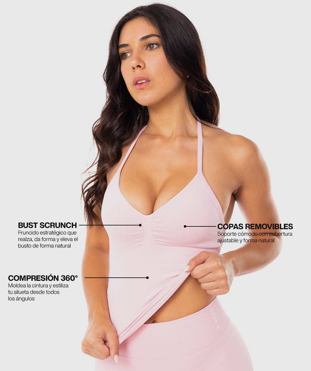 Compress Tank Top Rosa