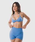 Scrunchie Bra Azul Jade - bra deportivo mujer Fenrir