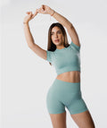 Amplify Crop Top SS