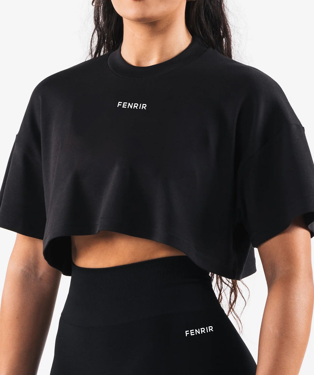 Oversized Core Crop Top