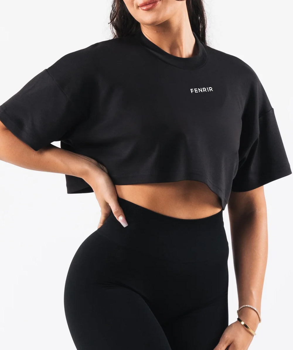 Oversized Core Crop Top