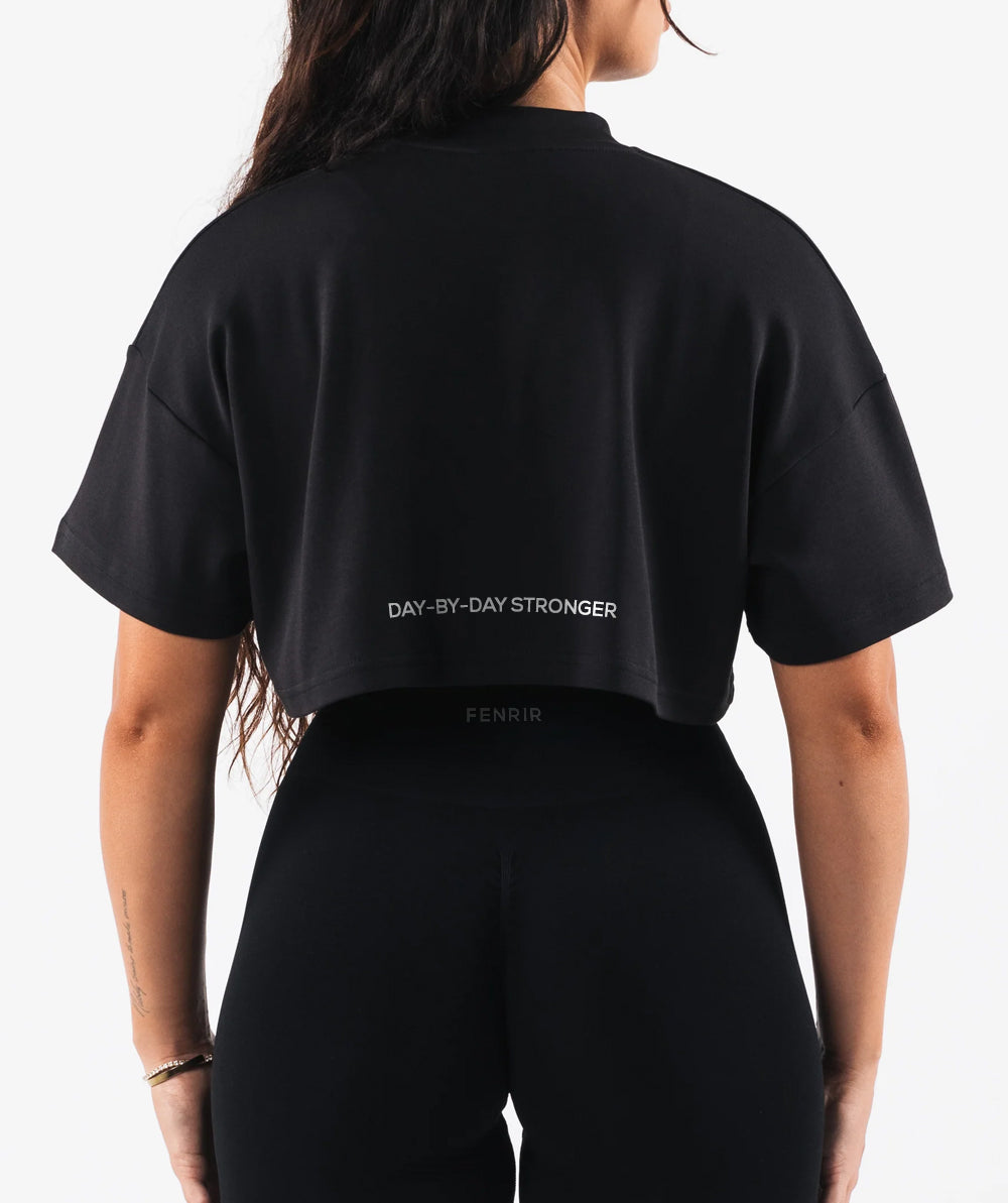 Oversized Core Crop Top