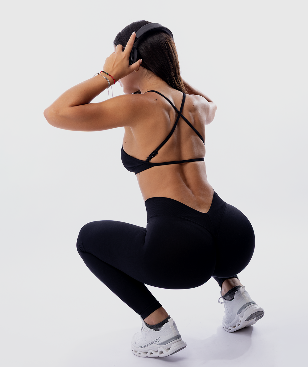 Conjunto Pump Negro - legging vista 3