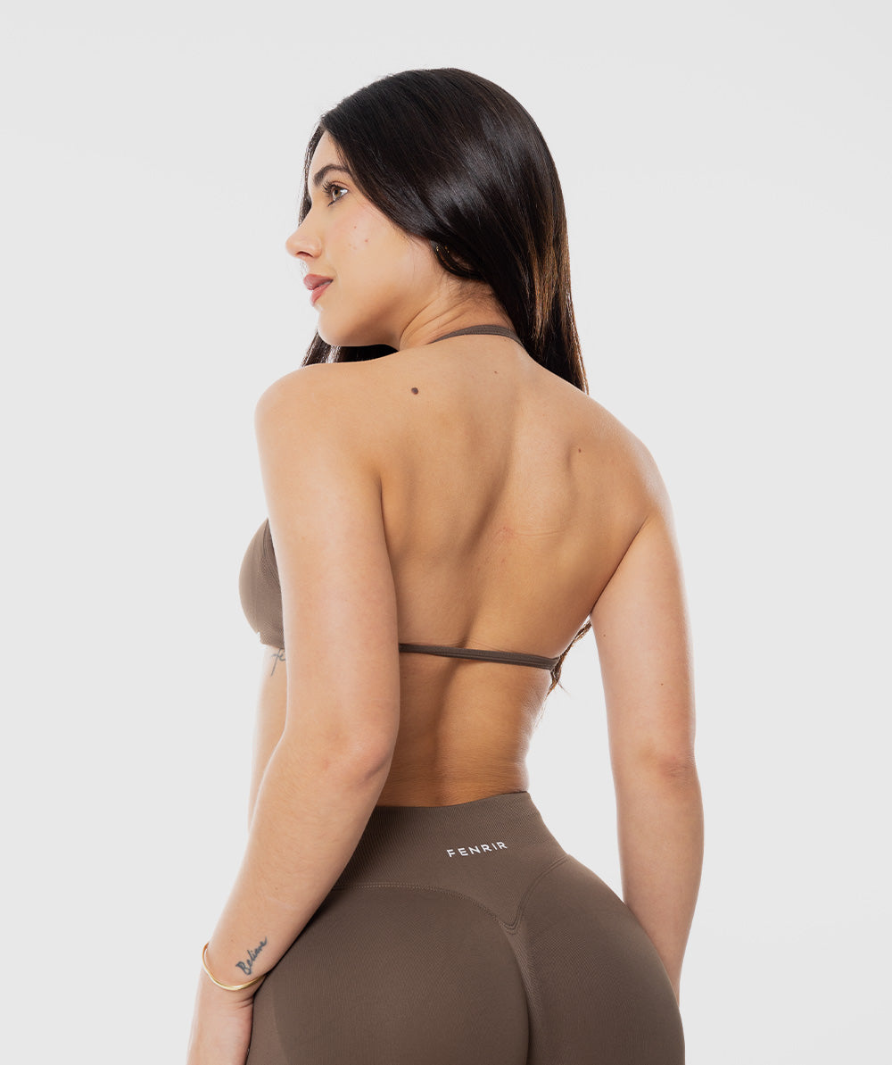 Conjunto Amplify Mocha | Short + Bra