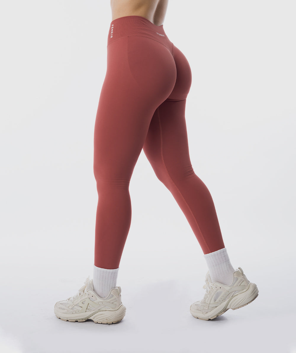 Amplify Seamless Leggings Naranja Pumpkin - legging deportivo mujer Fenrir