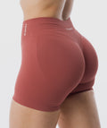 Amplify Seamless Shorts Naranja Pumpkin - short deportivo mujer Fenrir